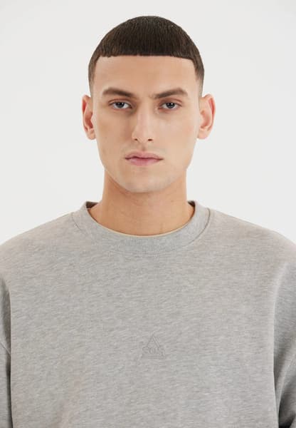 Bovec M Sweat Crew Neck Light Grey Melange, view: 4