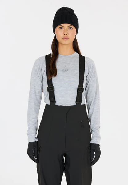 Hoverla W 3L Shell Bib Pants Black, view: 2