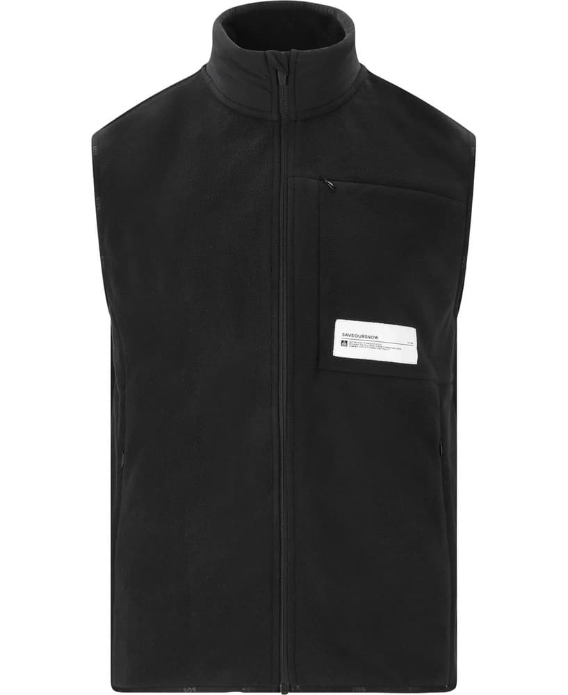 Laax M Fleece Vest Black, view: 0