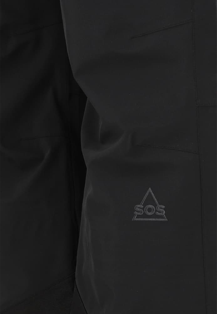 Lipno M Shell Bib Pants Black, view: 1