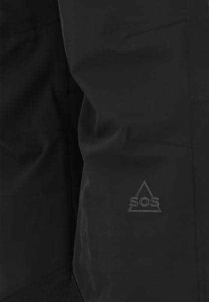 Lipno M Shell Bib Pants Black, view: 1