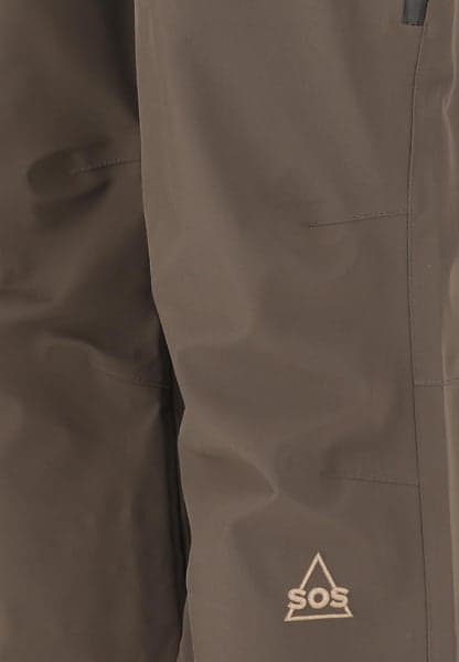 Lipno M Shell Bib Pants Black Ink, view: 2