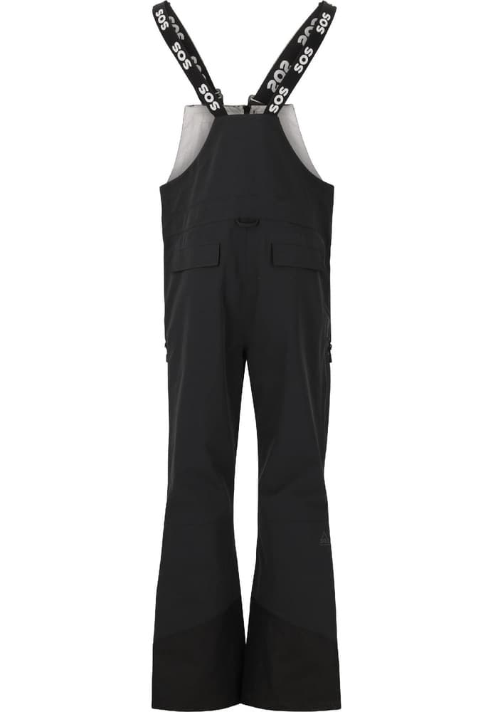 Lipno M Shell Bib Pants Black, view: 2
