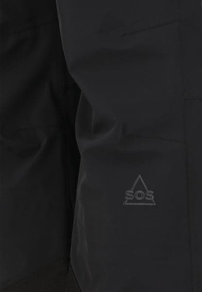 Lipno W Shell Bib Pants Black, view: 4