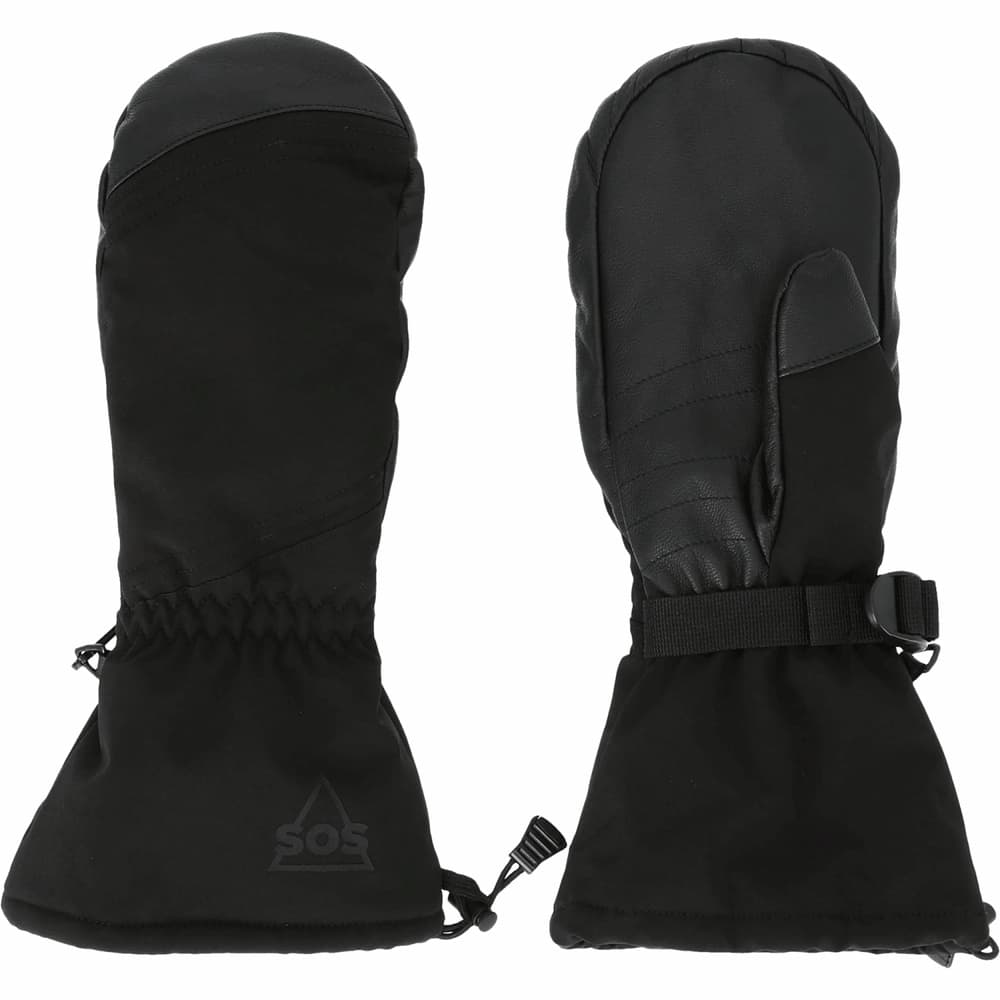 Ohau Long Mitten Gloves Black, view: 0