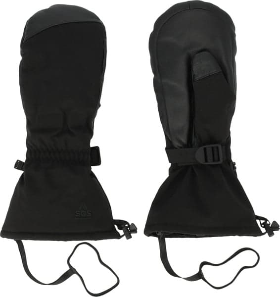 Ohau Long Mitten Gloves V1 Black, view: 0