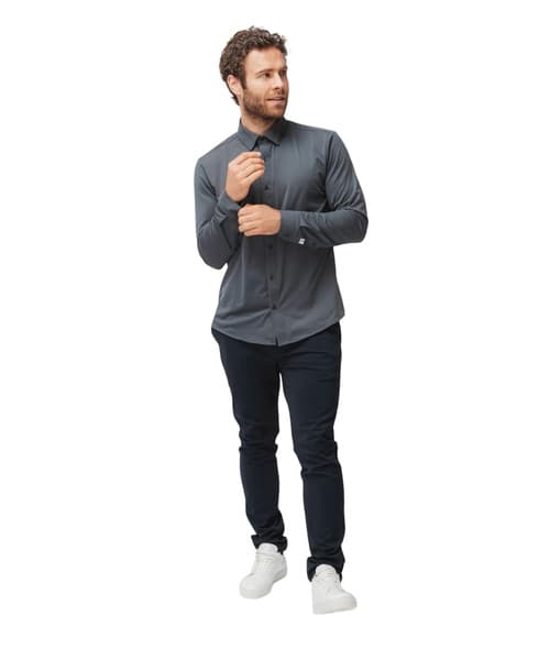 Marcus Slim Sky Blue Dark Gray, view: 3