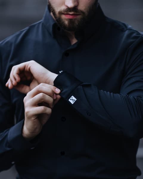 Marcus Slim Sky Blue All Black, view: 2