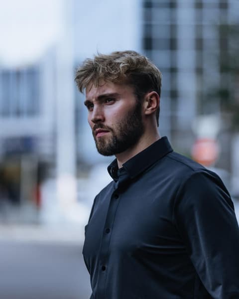 Marcus Slim Sky Blue All Black, view: 5