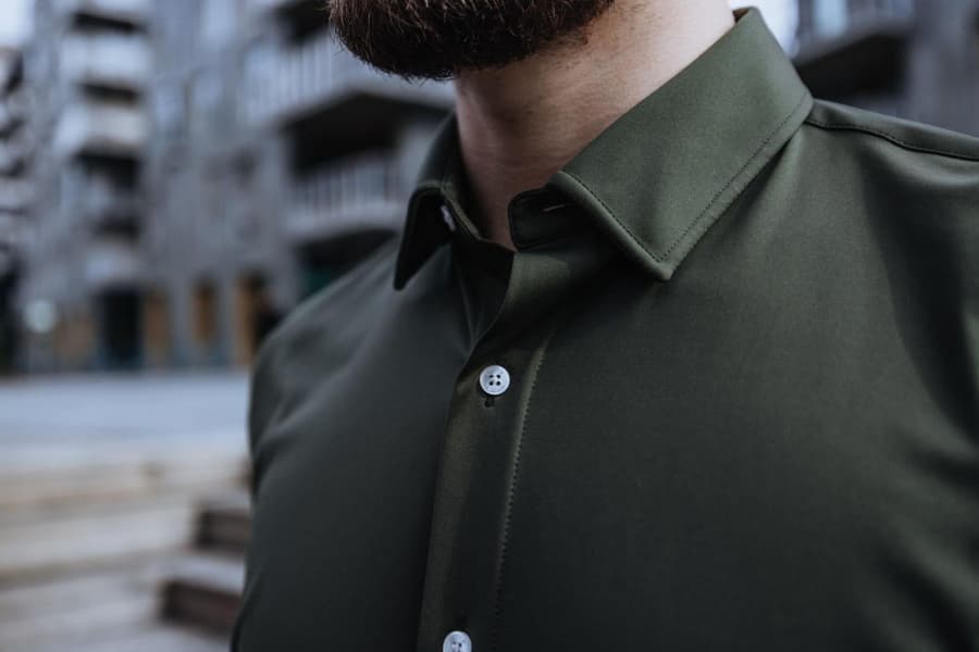 Marcus Slim Sky Blue Forest Green, view: 3