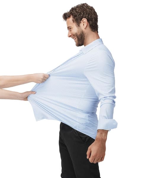 Zeno Regular Oxford Stripe, view: 2