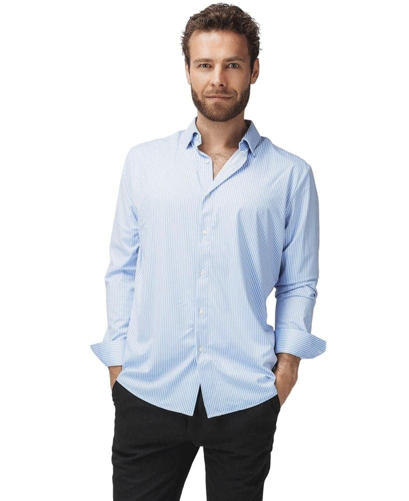 Zeno Slim Oxford Stripe, view: 1