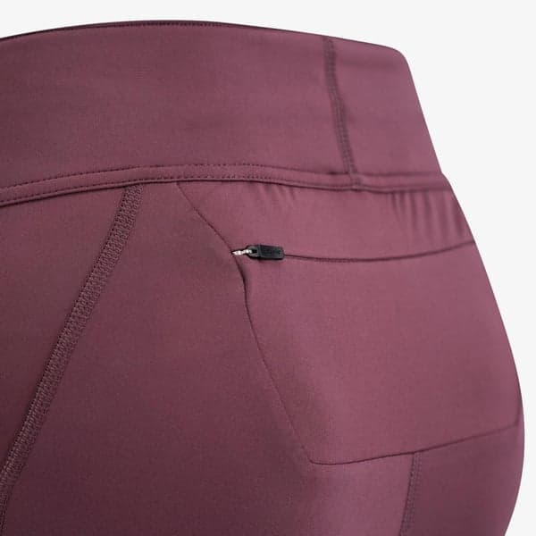 Pace High Waist Cropped Tights W Plum, view: 4