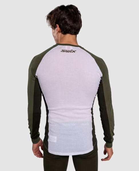 RaceX Classic Long Sleeve M Bright White/ Olive, view: 3