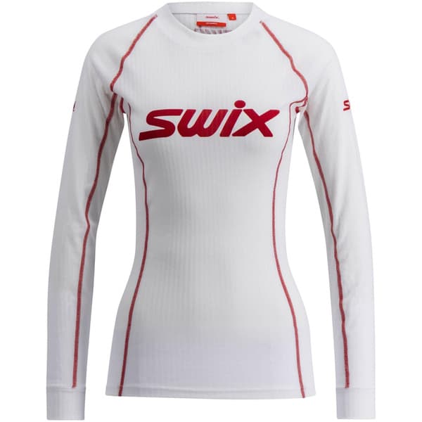 RaceX Classic Long Sleeve W Bright White / Swix Red, view: 0
