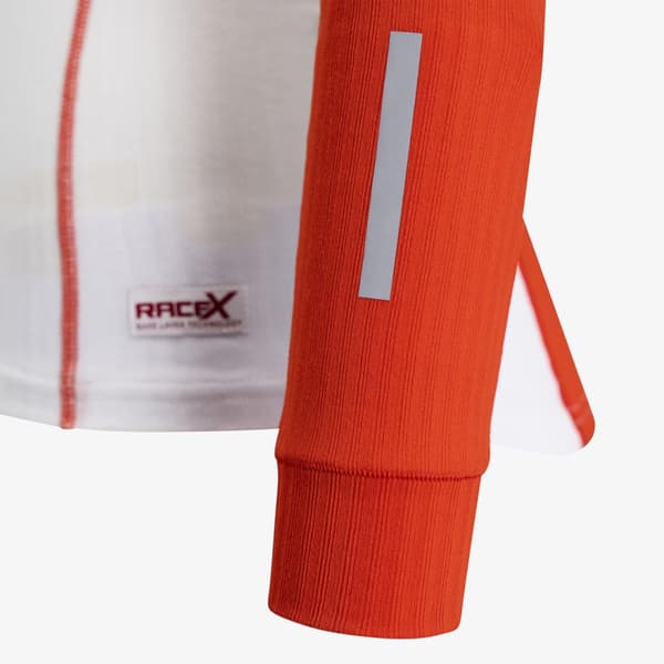 Roadline RaceX Long Sleeve W Bright White/Fiery Red, view: 2
