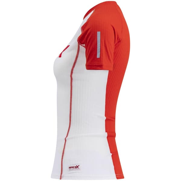 Roadline RaceX Short Sleeve W Bright White/Fiery Red, view: 2