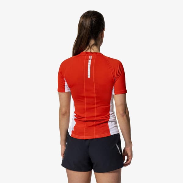 Roadline RaceX Short Sleeve W Bright White/Fiery Red, view: 4