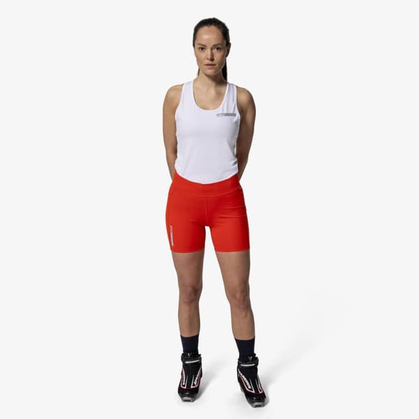 Roadline Short Tights W Fiery red, view: 2