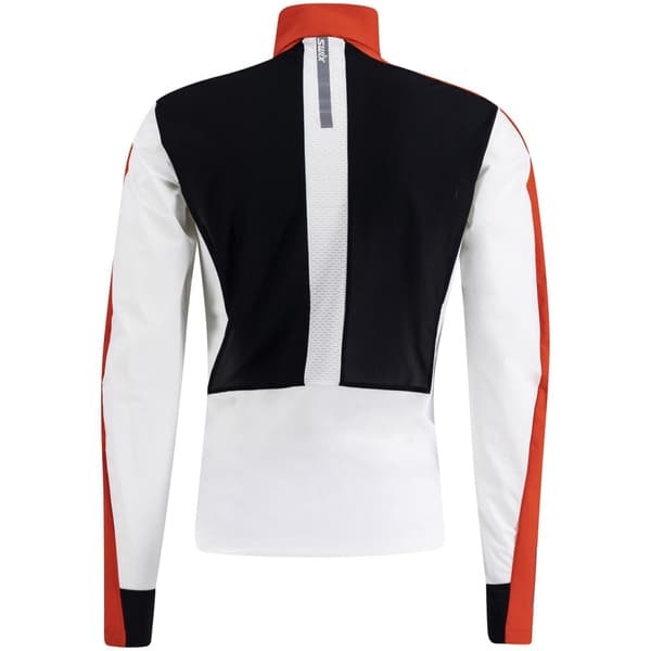 Roadline Wind Jacket M Bright White/Fiery Red, view: 1