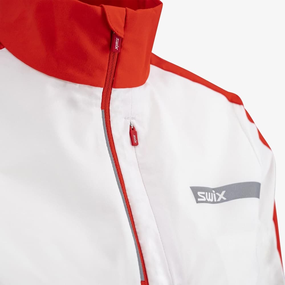 Roadline Wind Jacket W Bright White/Fiery Red, view: 3