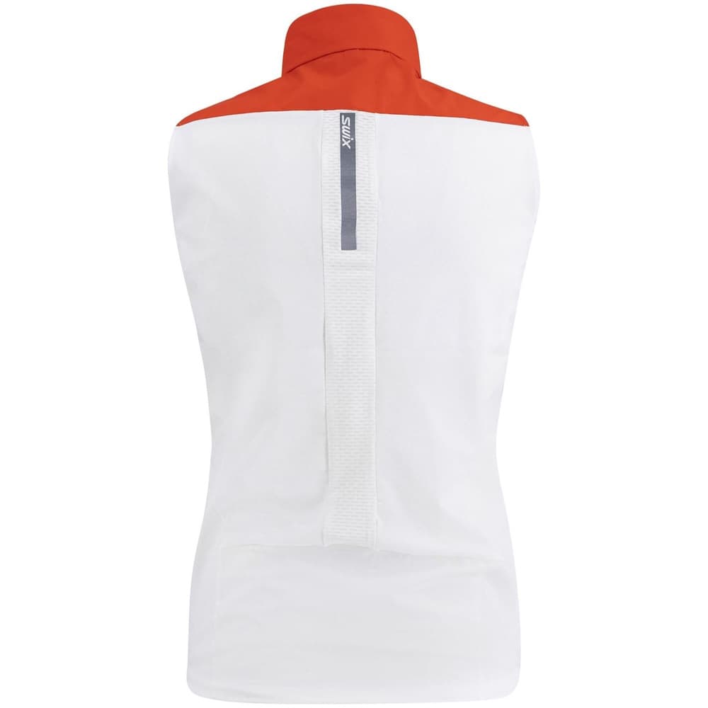 Roadline Wind Vest W Bright White/Fiery Red, view: 1