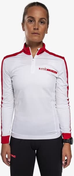 Triac Dry Long Sleeve W Bright White/Swix Red, view: 3