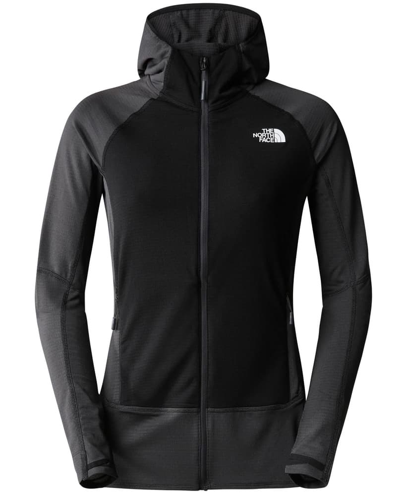 W Bolt Polartec Hooded Asphalt Grey-TNF Black, view: 0