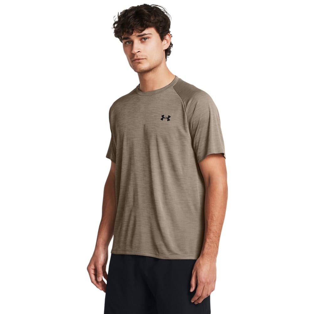 Tech Textured Short Sleeve Taupe Dusk, view: 0