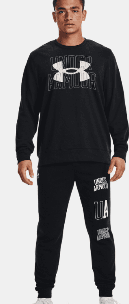 Rival Terry Logo Crew Black/Onyx White, view: 3