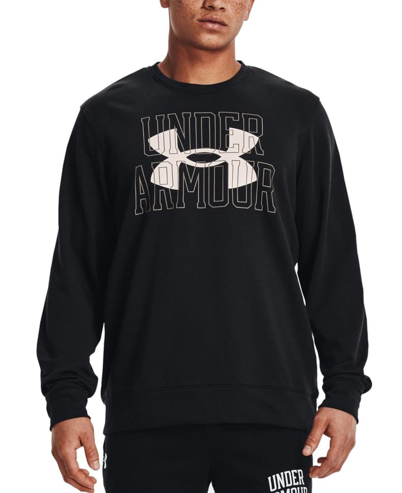 Rival Terry Logo Crew Black/Onyx White, view: 0