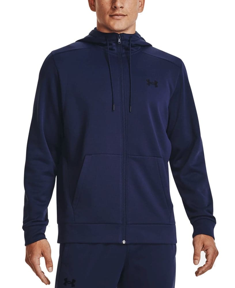 UA Armour Fleece FZ Hoodie Midnight Navy, view: 1