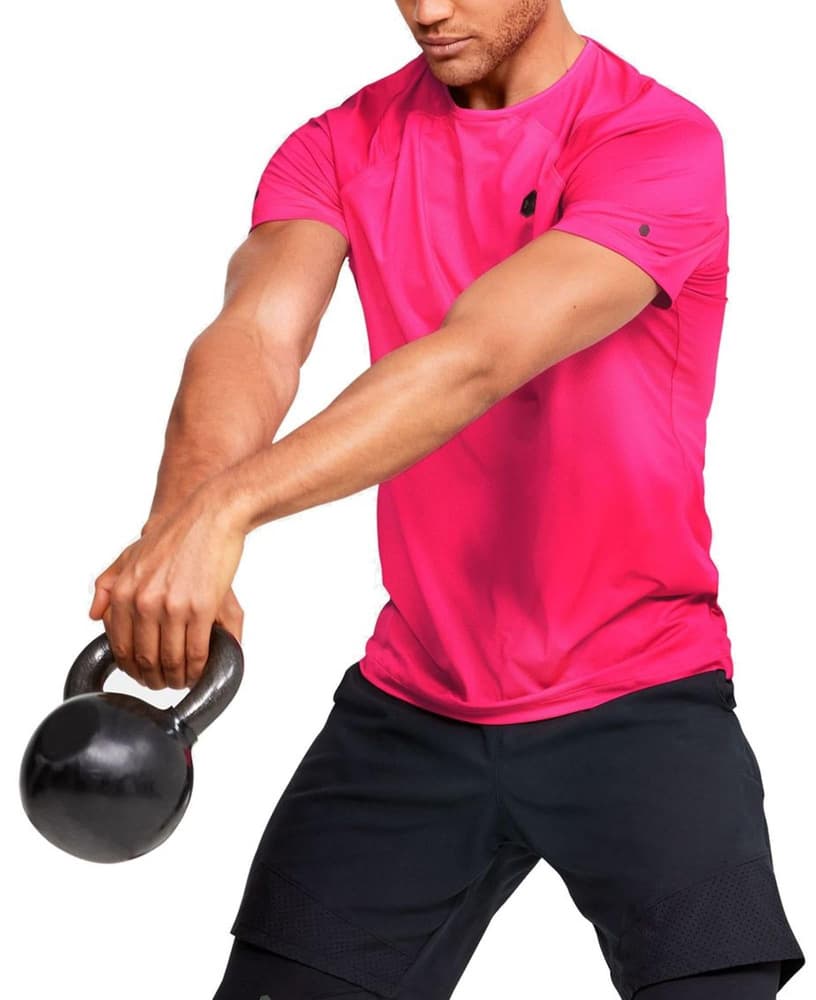 RUSH HeatGear Fitted Printed Pink Surge, view: 0