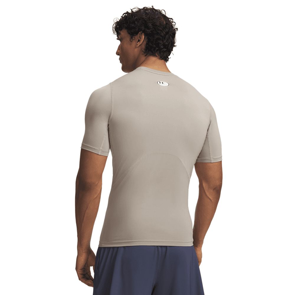 M's Heatgear Armour Comp Short Sleeve Timberwolf Taupe, view: 1