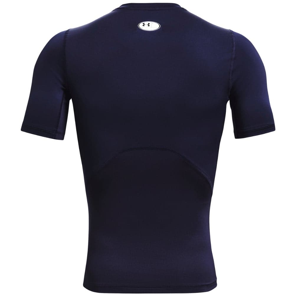 UA HG Armour Comp SS Midnight Navy, view: 1