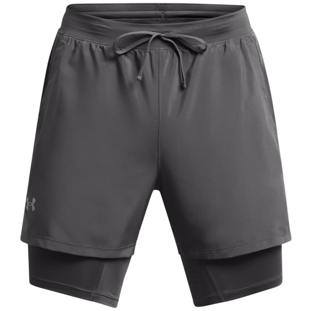 UA Launch 5'' 2-In-1 Shorts Castlerock, view: 0