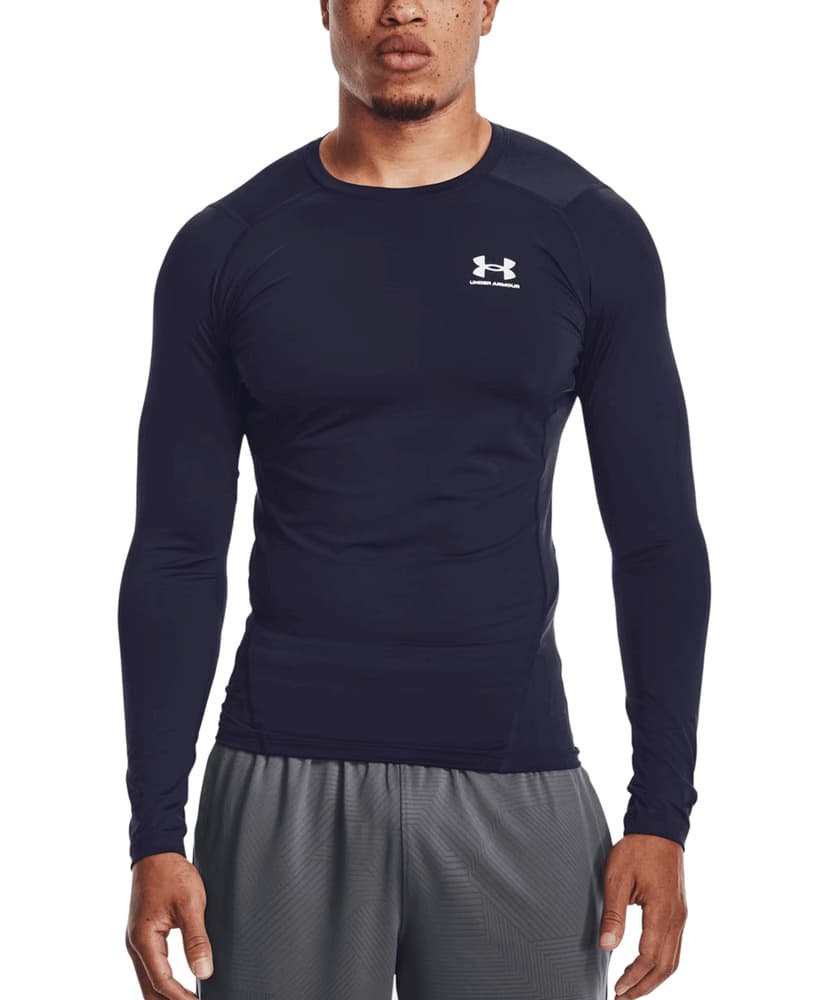 HeatGear Armour Comp Long Sleeve Midnight Navy, view: 0