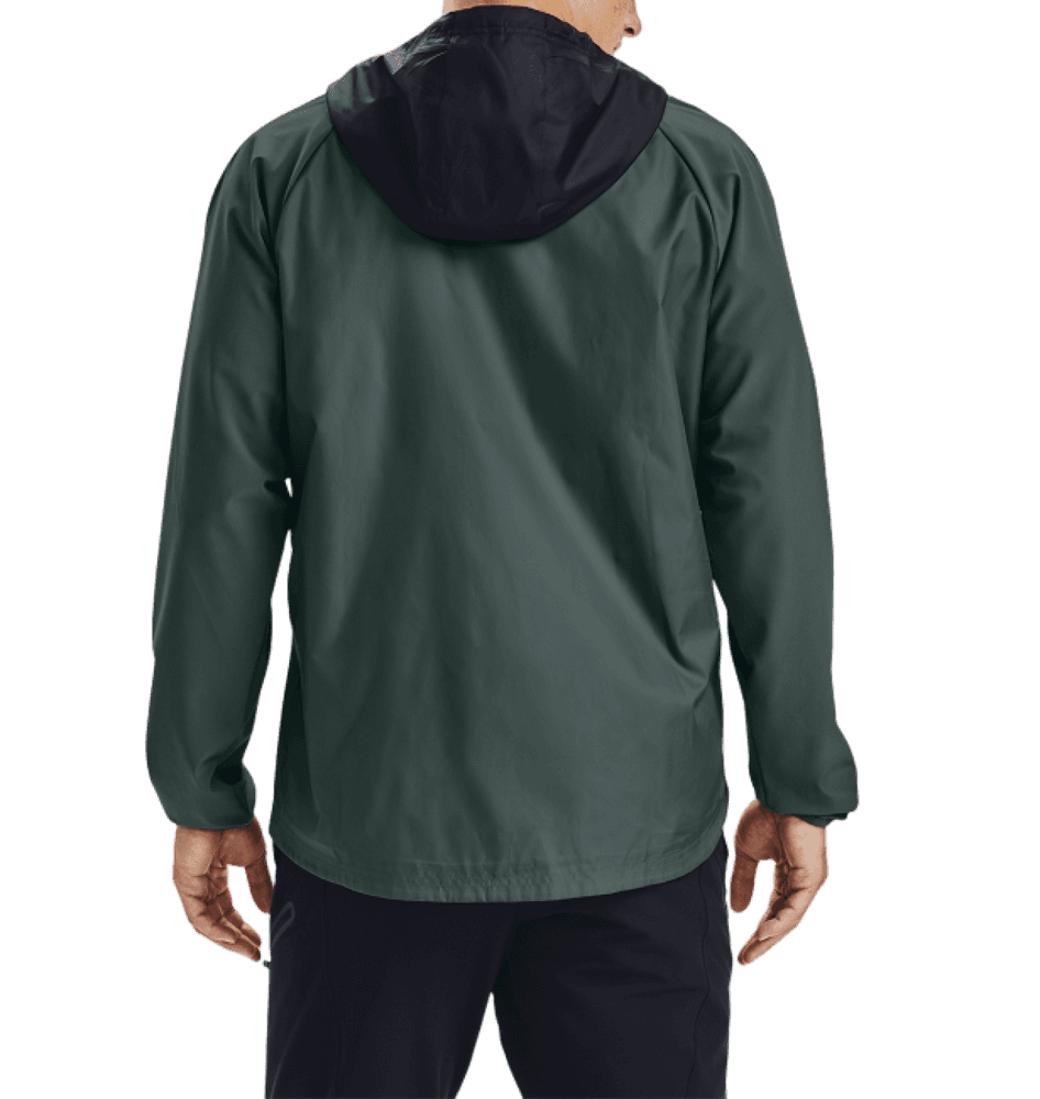 Stretch-woven Hooded Lichen Blue/Black, view: 1