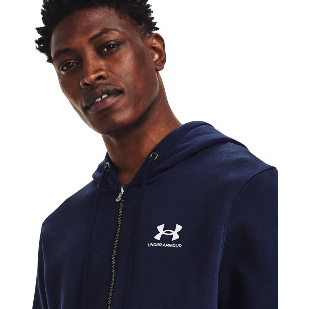 Essential Fleece FZ Hood Midnight Navy, view: 2