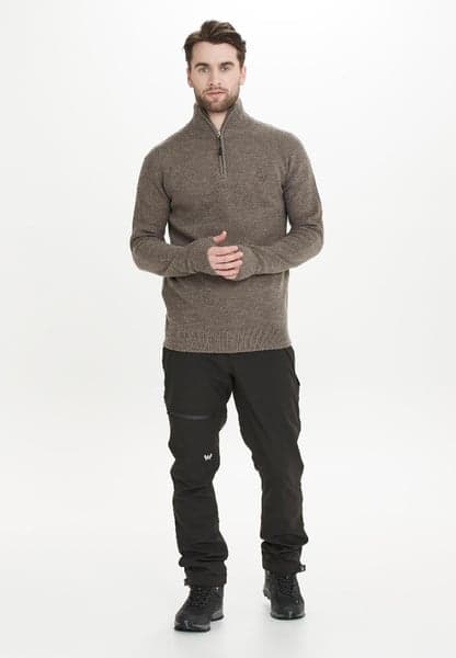 Santus M half Zip Knit Dark Grey Melange, view: 4