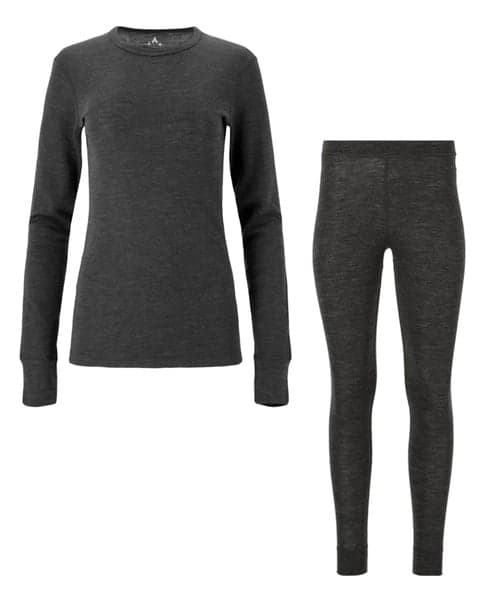 Cerro W Merino Wool Baselayer Set Black, view: 0