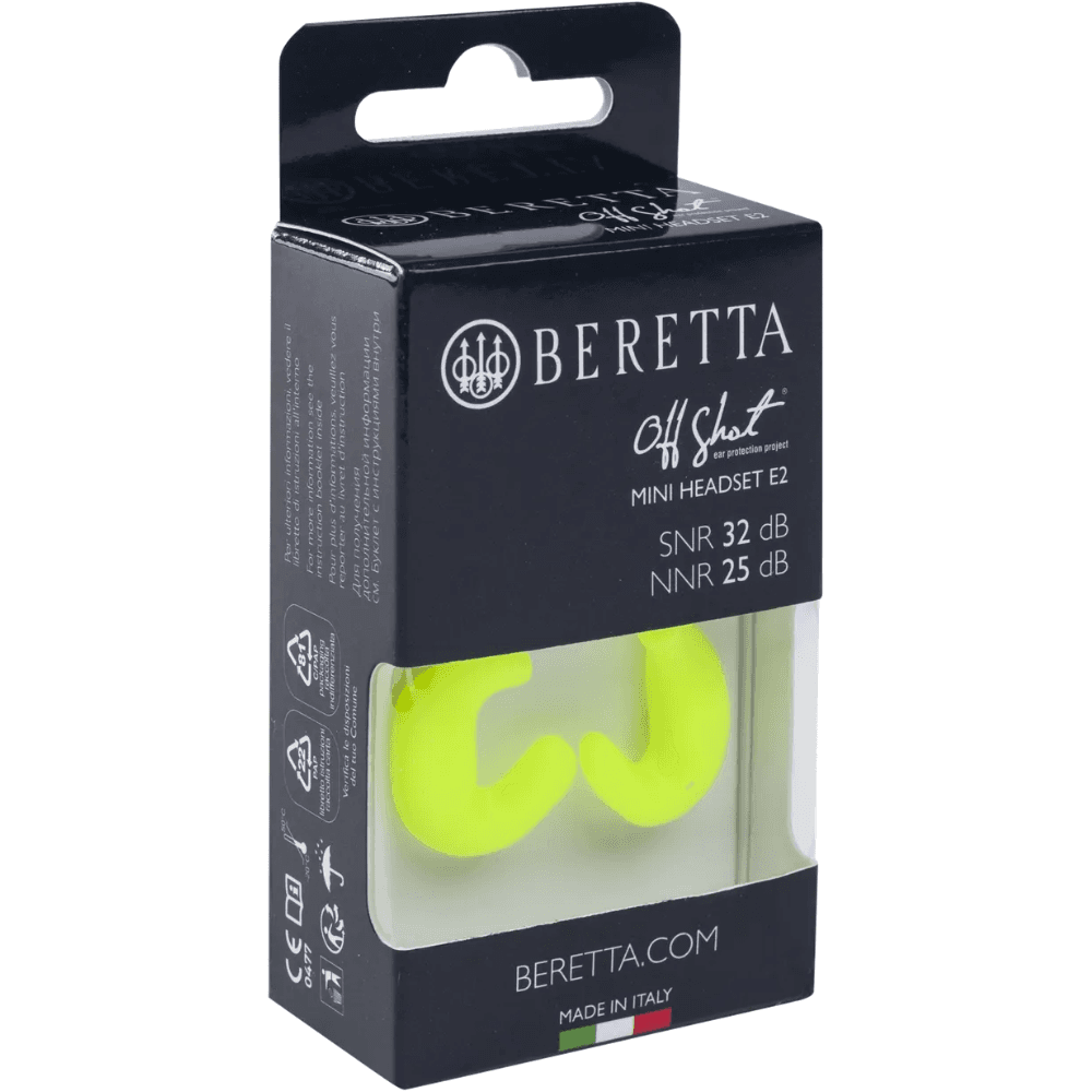 Mini Headset E2 Yellow Fluo, view: 1