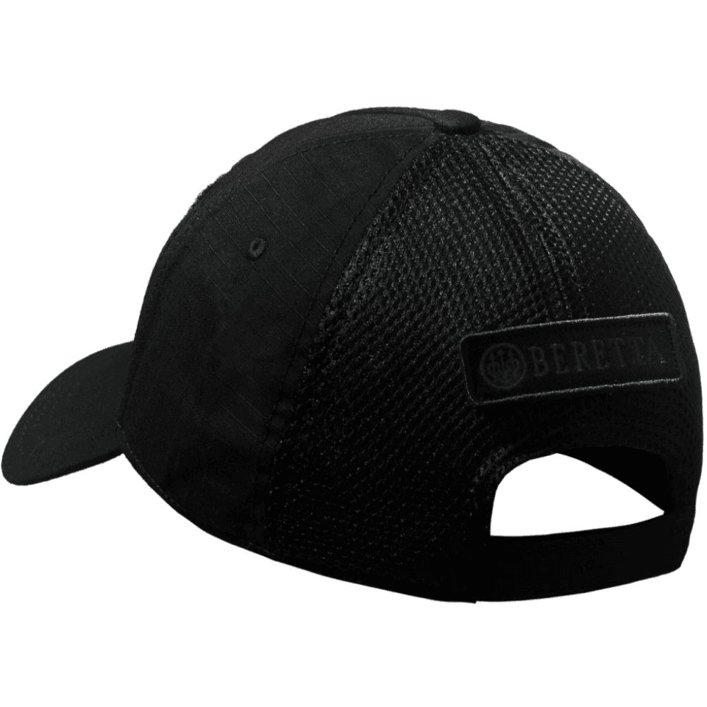 Unisex Velcro Patch Cap Black, view: 1