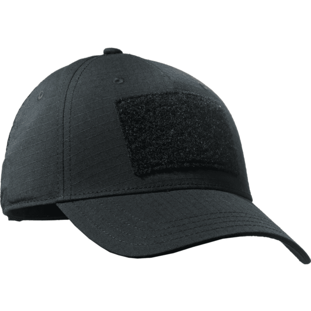 Unisex Velcro Patch Cap Black, view: 0