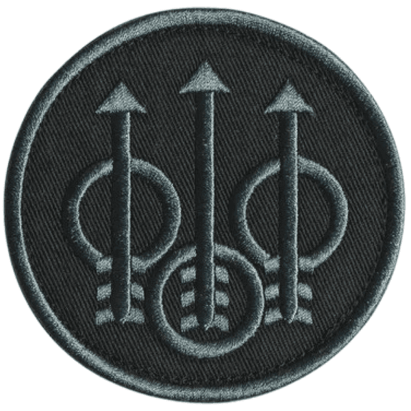 Unisex Trident Velcro Patch Black, view: 0