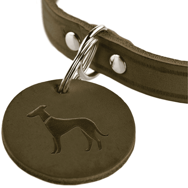Collar Aalborg 60/L Leather Olive Green, view: 1