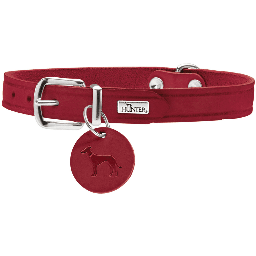Collar Aalborg 37/XS-S Leather Red, view: 0