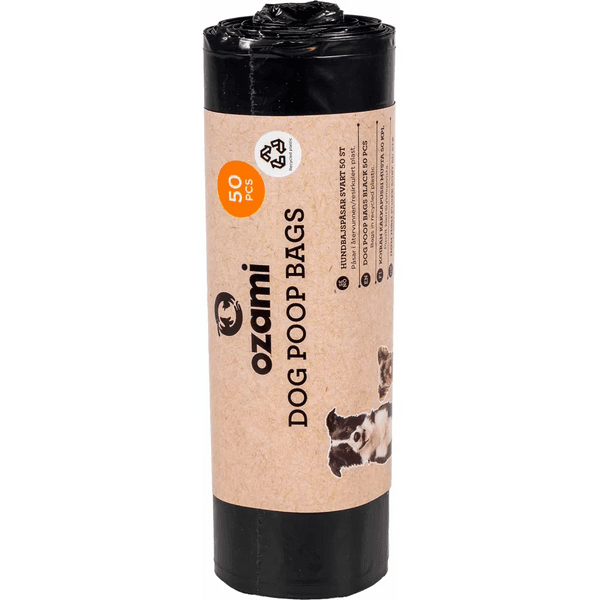 Dog Poop Bag Black 140x340 mm, view: 0