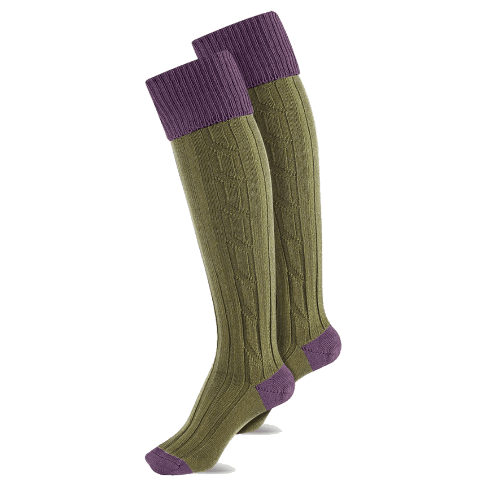 Alan Paine W's Ladies Sock Mauve/Meadow, view: 0