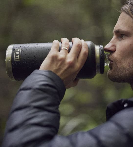 Rambler 1L Insulated Bottle Black, view: 4